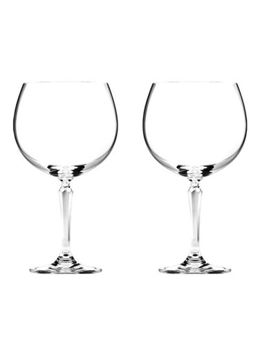 2 Piece Connexion Stemware Wine Glass Set, 600ml Capacity - Clear