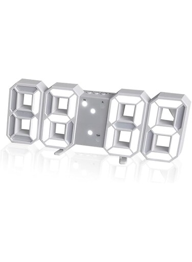 DAYONG 3D LED Digital Wall Clock Table Desktop Alarm Clock Nightlight For Home Living Room Office