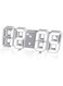 DAYONG 3D LED Digital Wall Clock Table Desktop Alarm Clock Nightlight For Home Living Room Office