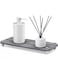 NALACAL Fast Drying Stone Sink Tray, Water Absorbing Stone Tray for Sink, Instant Dry Sink Organizer Bathroom Organizer, Diatomaceous Earth Sponge Holder for Kitchen Bathroom Sink Tray