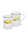 2-Pieces Coffee Mug 400mL Provence Lemon Series