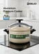 Aluminium Pressure Cooker 7 Litre &acirc;&euro;&ldquo; Durable Body &amp; Lid, Safe &amp; Fast Cooking, Strong Heat-Resistant Base, Safety Lock, Long-Lasting Gasket, ISI Certified &acirc;&euro;&ldquo; DPC 7B, 2-Year Warranty