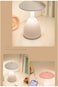 Mushroom LED Table Lamp, Touch Dimmable USB Rechargeable Night Light for Bedroom &amp; Living Room