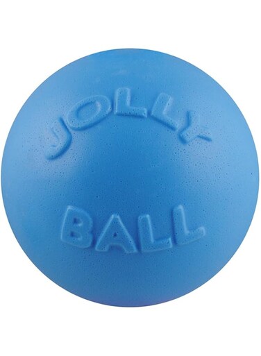 Jolly Pets Bounce-n-Play Dog Toy Ball, 8 Inches/Large, Blueberry, (Model: 2508 BB)