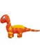 Imac Plush Dino with Plastic Back Dog Toy 37x23 cm