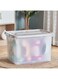 Box Juana Multipurpose Transparent Storage Box With Wheels And Lockable Lid 150 L