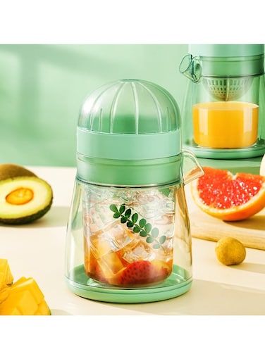 Juicer 2 in 1, Lemon Squeezer, Citrus Juicer, Orange Juice Squeezer, Orange Juicer, Lemon Juicer, Juicer Hand, Manual Juicer for Watermelon Citrus Orange Lemon Lime Grape with Strainer Container