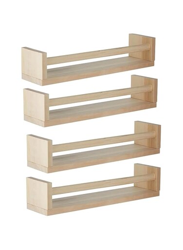 BPA Spice Rack, Birch, Set of 4, 400.701.85X4