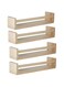 BPA Spice Rack, Birch, Set of 4, 400.701.85X4