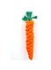 COOL PUPPY Pet Rope Toy, Woven Rope Toys for Aggressive Chewer, 100% Cotton Durable Woven Interactive Teeth Toy for Medium/Large Dog of All Ages,Heavy Duty Pet Toy-Orange Carrot(36cm)