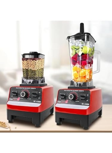 Blender Juicer Smoothie Maker - Heavy Duty Mixer Grinder Stainless Steel Blades - 2.5L Jar, 4500w, Ice Crushing, Nuts, Seeds. German Technology Ideal for Smoothies, Shakes, Purees, Grinding