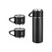 500ml Stainless Steel Thermo Flask with 2 Cups &ndash; Double Wall Vacuum Insulated Bottle for Ho