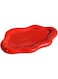 BIGPIPI Ceramic Jewelry Tray Dish for Ring Key Trinket, Cute Cloud Shape Decorative Jewelry Plate Holder for Women Gift (Red)