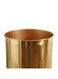 Home Meteor Metal Waste Bin Dia20x25cm - Gold