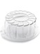 Snips White Cake Holder &amp; Carrier, 28 cm x 11 cm &ndash; Secure Cake Storage with Locking Lid