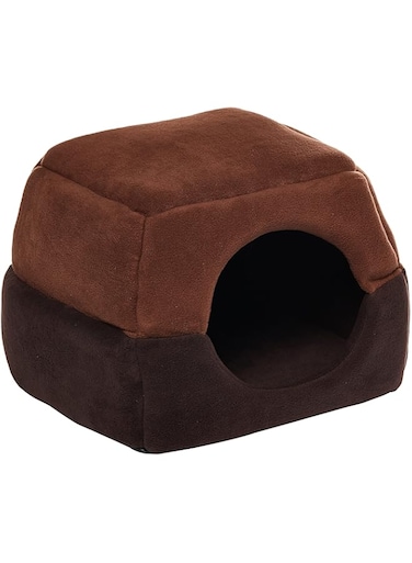 Pawise Pop Tent Cat Bed, Multi-Colour, 42 cm X 38 cm X 18 cm