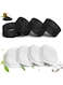 Cat Fountain Filter Replacement 4 Pack, Pet Fountain Cleaning Filter, 4 Carbon Filters + 4 Foam Filters (Filters) Replacement Filters (Fountain Filters)
