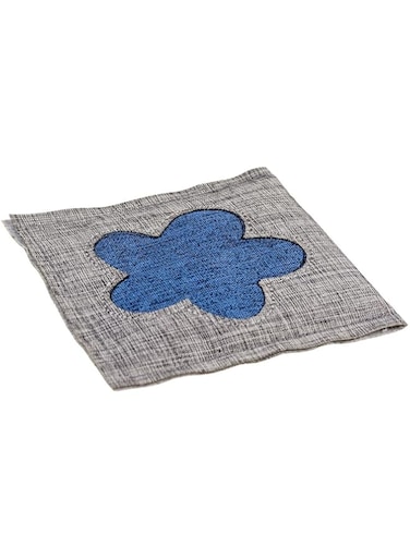 Duvo+ ECO Navy Square &amp; Catnip 8x8x1cm Blue/Grey