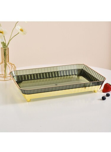 Decorative Tray Cosmetic Storage Case for Kitchen and Bathroom