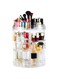 Makeup Organizer 360 Degree Rotating, Adjustable Clear Acrylic Cosmetic Storage, Large Capacity for Brushes, Lipsticks, Skincare