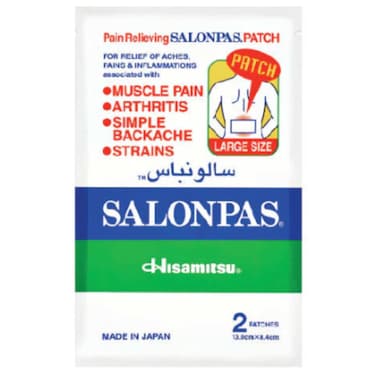 Salonpas Hisamitsu Pain Relieving Patch Brown 2 PCS