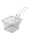 Stainless Steel Mesh Frying Basket Silver 4inch