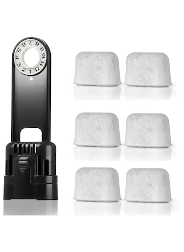 1.0 Brewer Water Filter Starter Kit Replacement, Includes Filter Holder and 6 Replacement Water Filters for Classic Models