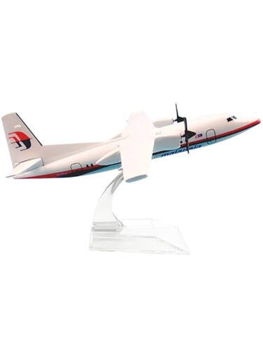 1:400 16cm Metal Airplane Model Plane Toy Aircraft Model child Birthday gift (F50 9M-MGC Fokker Malaysia Airlines)