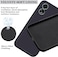 Case for Oppo A78 4G, Liquid Gel Rubber Bumper Case with Soft Microfiber Lining Cushion Slim Hard Shell Shockproof Protective Cover for Oppo A78 4G (Black)