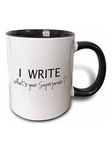 3D Printed Coffee Mug White/Black