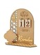 Mawa Royal Golden Ramadan Calendar for Countdown, Wooden Ramadan Advent Calendar   Ramadan Gift   Ramadan Calendar for Kids