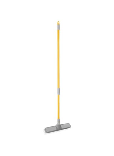 Apex Buffered Scrubbing Brush With Telescopic Handle, Yellow, 10545, 30 x 8 from 80 to 136