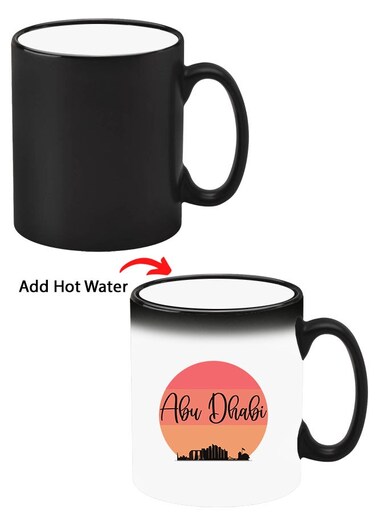 Colour Changing Heat Sensitive Magic Mug - Add Hot Tea or Coffee Abu Dhabi Sun For Home Office Gift Kids Men Women