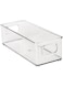 Clear Refrigerator Organizer Bins, Fridge Pantry Storage Organizer,The build-in handle,Health &amp; Durable,BPA Free,Fit freezers, pantry shelves, cabinets, countertops.