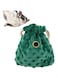 HAICHEN TEC Sugar Glider Bonding Pouch - Flannel Sleeping Pouch with Breathable Vent &amp; Drawstring Portable Travel Bag Small Animal Carrier for Sugar Glider Squirrel Hamster Rats Hedgehog (Green)