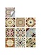 BPA 25 PCS Moroccan Style Tile Sticker, 4x4 Inch(10x10cm) Traditional DIY Murals, Tile Waterproof Oil Proof Removable Decals for Bathroom &amp; Kitchen Backsplash(TS-002)