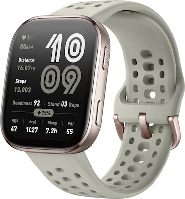 Amazfit Bip 6 Smart Watch 46mm, 14 Day Battery, 1.97", AMOLED Display, GPS &amp; Free Maps, AI, Bluetooth Call &amp; Text, Health, Fitness &amp; Sleep Tracker, 140+ Workout Modes, 5 ATM Water-Resistance