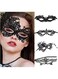SKEIDO 4pcs Sexy Masquerade Masks Mysterious Lace Face Mask Women Lace Eye Mask Masquerade Venetian Eyemask for Halloween Carnival Party Costume Ball