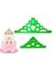 OHM Tiara Ornamental Headdress Princess Crown Cookie Fondant Cutter Sugar Arts Cake Decorating Tool -4 PCS