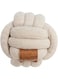 D&amp;D Home Skip Ball White Toy for Dogs Large