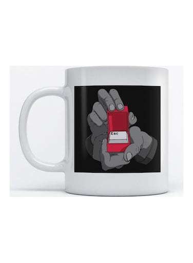 Mug Esc for Coffee and Tea White