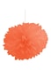 Creative Converting Fluffy Tissue Ball, Sunkissed Orange