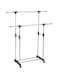 Dubai Gallery Extendable Clothes Rack Hanger Silver/Black