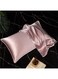 Mulberry Silk Pillowcase for Hair and Skin Soft and Breathable(Pink 48cm*74cm)