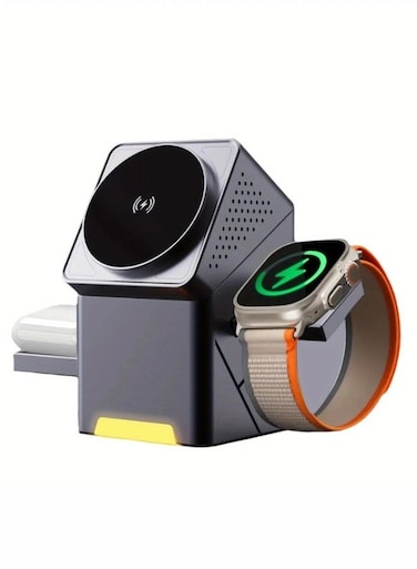 Magnetic Wireless Charging Station with 15W Fast Charging
