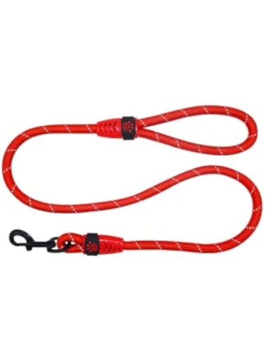 Doco Reflective Rope Leash (DCROPE2060) Color - Red, Sizes - S