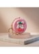 MOBCOS Mini Pouch Keychain &ndash; Cute Round Zipper Coin Purse &amp; Multipurpose Mini Storage Bag with Keyring for Coins, Cash, Keys and Small Essentials   Pink Teddy
