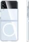 Crystal Clear Magnetic Case for Samsung Galaxy Z Flip 4, Compatible with MagSafe,[Strong Magnet][Non-Yellowing] [Military Grade Protection] Transparent Slim Case Thin Cover Samsung Galaxy Z Flip4 2022