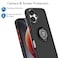 Case for IPhone 17 Case Cover Metal Ring Holder Grip Kickstand Car Magnetic Mount Shockproof Matte Hard Back Bumper Case for IPhone 17 5G 2025 Green
