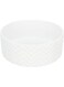 Trixie Wavy Pattern Ceramic Dog Bowl - WHITE/20CM
